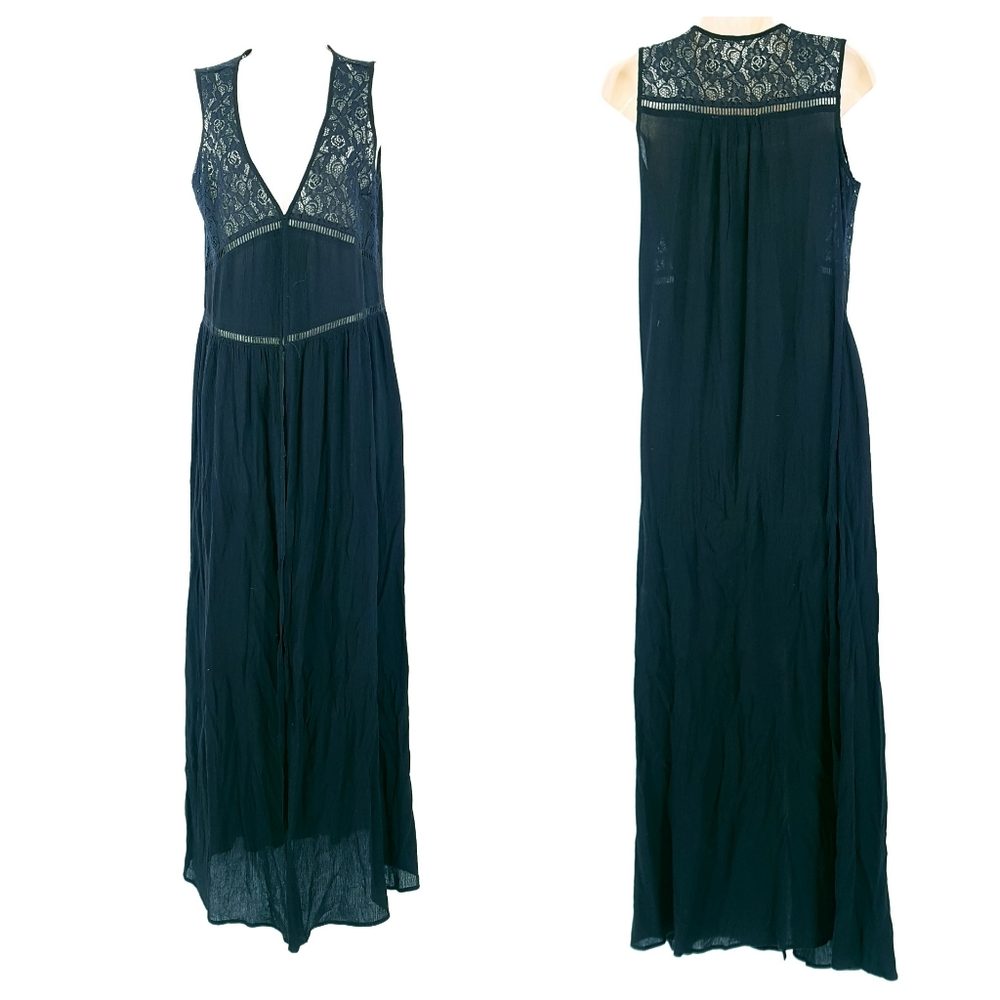 Forever 21 Boho Long Lace Trim Vest Cardigan
(No Tags)